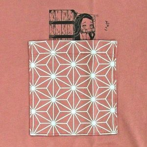 SOLD - uniqlo demon slayer nezuko shirt anime pink tshirt tanjiro sold out